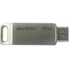 Goodram ODA3 pamięć USB 16 GB USB Type-A / USB Type-C 3.2 Gen 1 (3.1 Gen 1) srebrna
