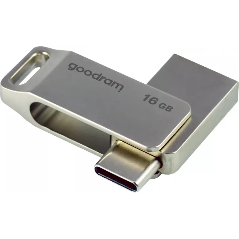Goodram ODA3 pamięć USB 16 GB USB Type-A / USB Type-C 3.2 Gen 1 (3.1 Gen 1) srebrna