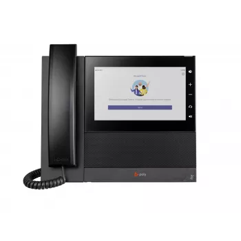HP Poly CCX 600 Biznesowy telefon multimedialny dla Microsoft Teams z PoE