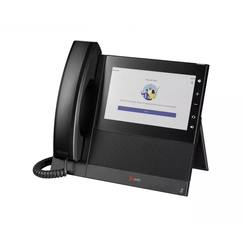 HP Poly CCX 600 Biznesowy telefon multimedialny dla Microsoft Teams z PoE