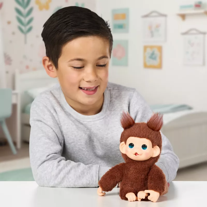 Moose Toys Little Live Pets My Baby Monkey 'Chikki Cherry', Chłopiec/Dziewczynka, 2 lat(a), Dźwiękowa