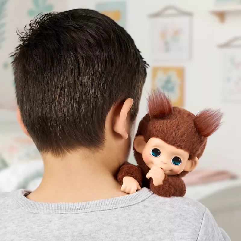 Moose Toys Little Live Pets My Baby Monkey 'Chikki Cherry', Chłopiec/Dziewczynka, 2 lat(a), Dźwiękowa