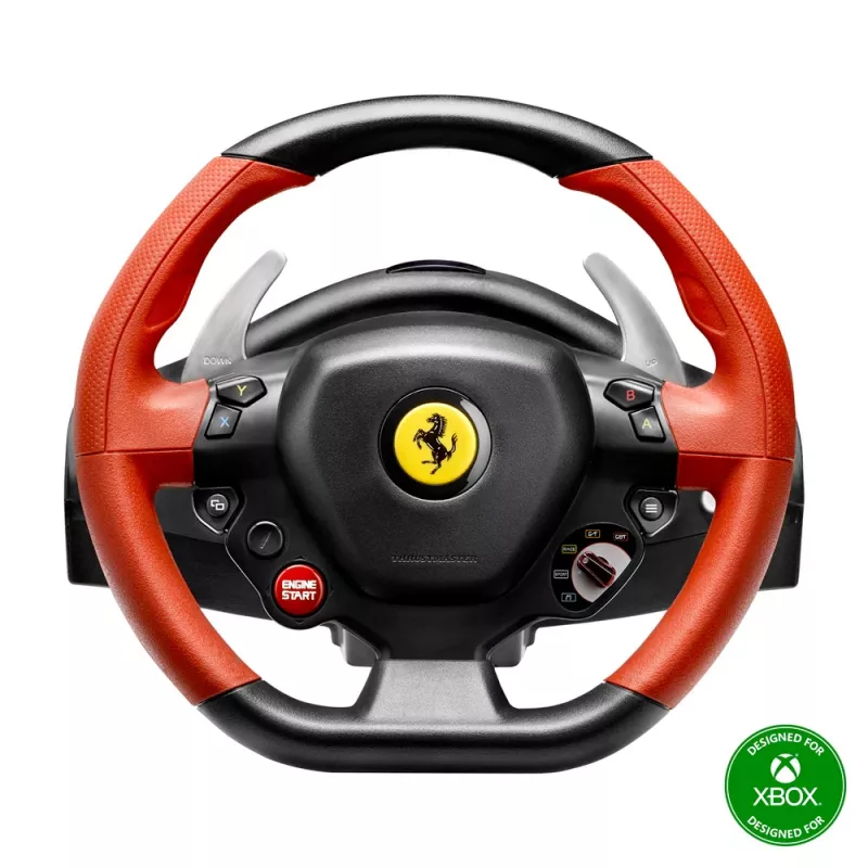 Thrustmaster Ferrari 458 Spider Czarny, czerwony USB Kierownica + Pedały Xbox One