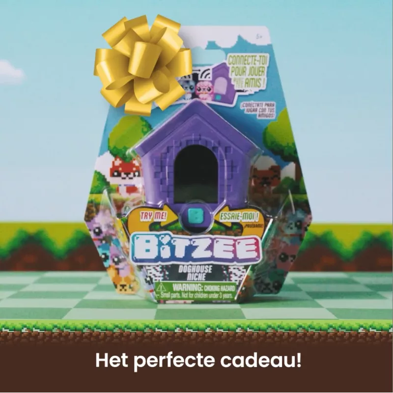Bitzee, Interaktywny domek dla psa z 15 szczeniakami w środku, Pokój zabaw 3D, Reaguje na dotyk, Cyfrowe zwierzątko - zabawka dla dzieci, dla dziewczynek i chłopców w wieku od 5 lat