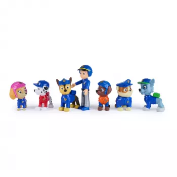 PAW Patrol Search & Rescue Team Pack z 7 Kolekcjonerskimi Figurkami Akcji, W tym Ryder i 6 Szczeniaków, Zabawki dla Chłopców i Dziewczynek od 3 lat