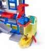 PAW Patrol : Pup Squad, Search & Rescue HQ Playset z Chase Pup Squad Racer, Figurką Humdingera i Kiciem, Zabawki dla dzieci, chłopców i dziewczynek od 3 lat