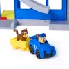 PAW Patrol : Pup Squad, Search & Rescue HQ Playset z Chase Pup Squad Racer, Figurką Humdingera i Kiciem, Zabawki dla dzieci, chłopców i dziewczynek od 3 lat
