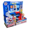 PAW Patrol : Pup Squad, Search & Rescue HQ Playset z Chase Pup Squad Racer, Figurką Humdingera i Kiciem, Zabawki dla dzieci, chłopców i dziewczynek od 3 lat
