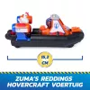 PAW Patrol: Search & Rescue, Zuma Rescue Hovercraft – wodny pojazd ratunkowy z 2 figurkami, zabawkowa łódź z mechanizmem pull-back, zabawki dla chłopców i dziewczynek od 3 lat