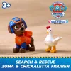 PAW Patrol: Search & Rescue, Zuma Rescue Hovercraft – wodny pojazd ratunkowy z 2 figurkami, zabawkowa łódź z mechanizmem pull-back, zabawki dla chłopców i dziewczynek od 3 lat