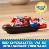 PAW Patrol: Search & Rescue, Zuma Rescue Hovercraft – wodny pojazd ratunkowy z 2 figurkami, zabawkowa łódź z mechanizmem pull-back, zabawki dla chłopców i dziewczynek od 3 lat