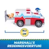 PAW Patrol : Search & Rescue, pojazd Marshalla Rescue Responder z 2 figurkami, zabawkowy samochód z napędem pull-back, zabawki dla chłopców i dziewczynek od 3 lat