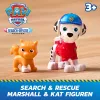 PAW Patrol : Search & Rescue, pojazd Marshalla Rescue Responder z 2 figurkami, zabawkowy samochód z napędem pull-back, zabawki dla chłopców i dziewczynek od 3 lat
