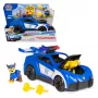 PAW Patrol : Search & Rescue, Chase Launch 'N' Rescue Cruiser z figurką i 2 pociskami, światłami, dźwiękami i ukrytą wyrzutnią, zabawki dla dzieci dla chłopców i dziewczynek od 3 lat