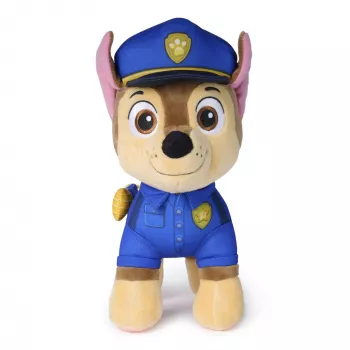 PAW Patrol : Chase Poszukiwawczo-Ratowniczy, pluszowa zabawka z latarką, zabawki przedszkolne, zabawki dla chłopców i dziewczynek, od 3 lat, 10”