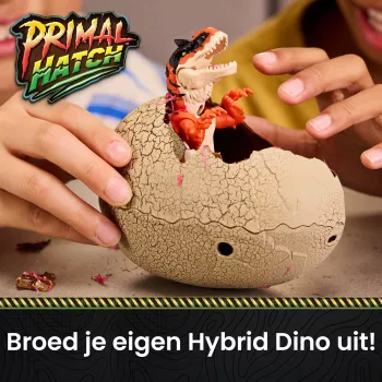 Primal Hatch Hybrid Hatchers Zabawkowy dinozaur i jajo, tajemnicze mini stworzenie dino, zabawki dla chłopców i dziewczynek w wieku od 5 lat, wzory mogą się różnić