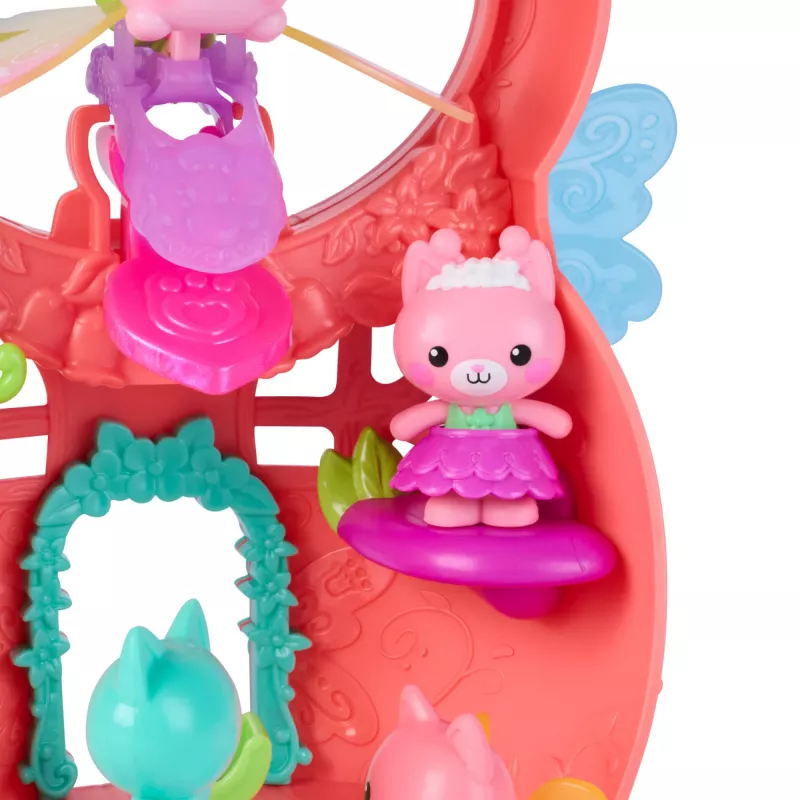 Zestaw do zabawy Gabby's Dollhouse Fairylandia, Kitty Fairy’s Flutter-riffic z 12 elementami i ekskluzywnym pierścieniem Flutter-riffic, zabawki dla dzieci, dziewczynek i chłopców od 3 lat