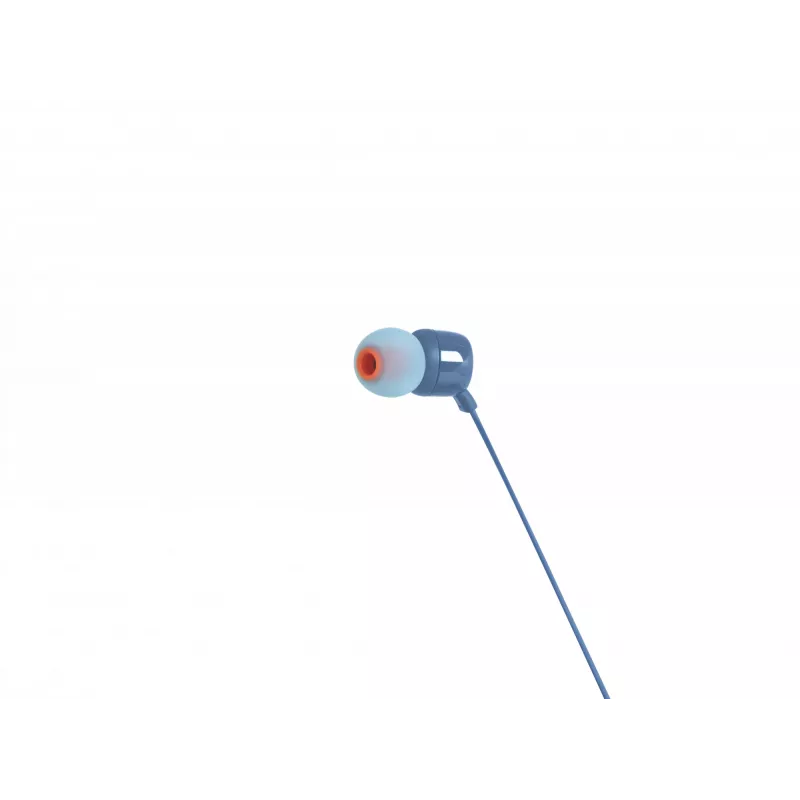 JBL Tune 110 niebieski, przewodowe, 20–20000 Hz, Muzyka, Zestaw słuchawkowy, niebieski
