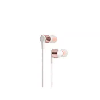 JBL Tune 210 ROSE GOALD, przewodowy, 20 - 20000 Hz, Muzyka, Zestaw słuchawkowy, różowe złoto
