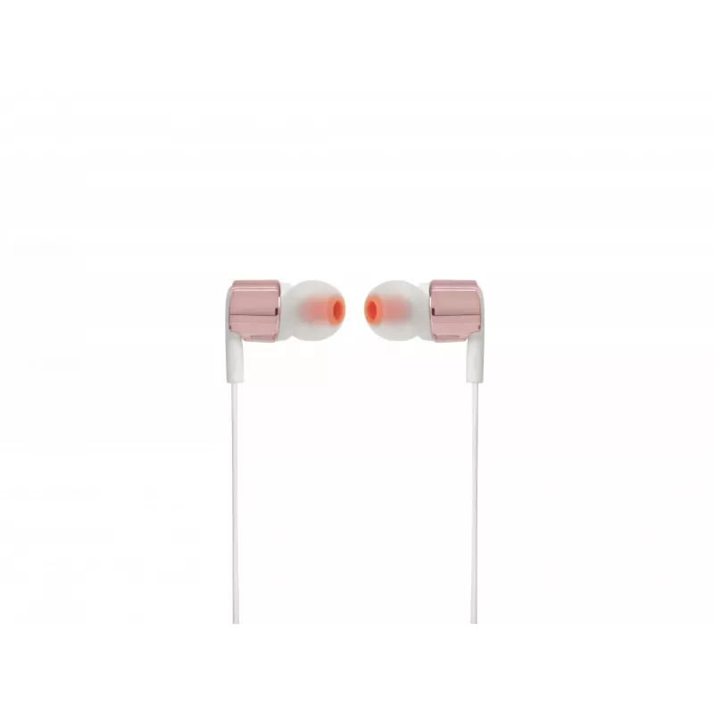 JBL Tune 210 ROSE GOALD, przewodowy, 20 - 20000 Hz, Muzyka, Zestaw słuchawkowy, różowe złoto
