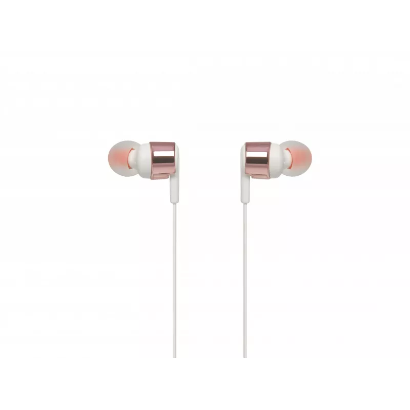 JBL Tune 210 ROSE GOALD, przewodowy, 20 - 20000 Hz, Muzyka, Zestaw słuchawkowy, różowe złoto