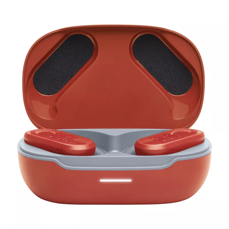 Słuchawki JBL Endurance Peak 3 bezprzewodowe douszne do połączeń/muzyki/sportu/codziennego użytku Bluetooth koralowe