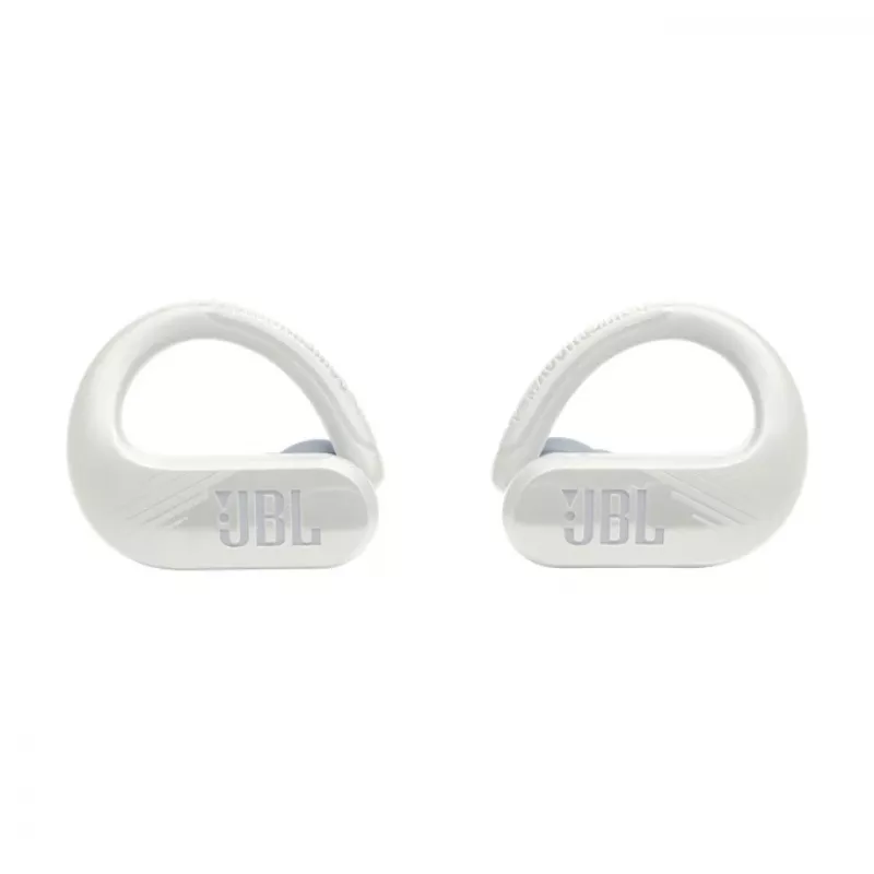 JBL Endurance PEAK 3 Zestaw słuchawkowy True Wireless Stereo (TWS) Ear-hook Rozmowy/Muzyka/Sport/Codzienność USB Typu-C Bluetooth Stacja ładująca Biały