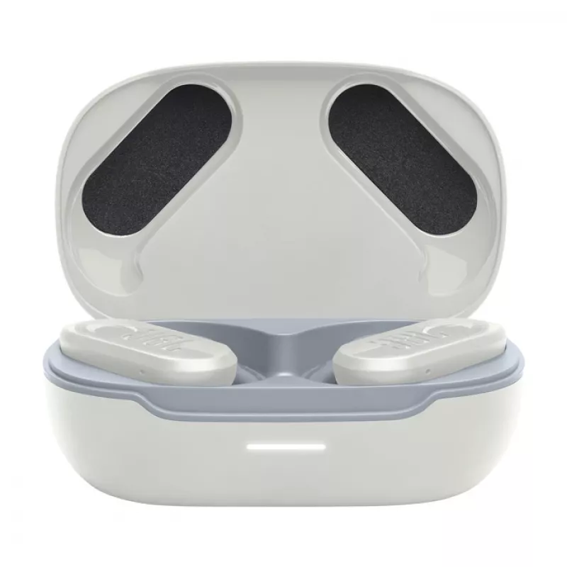JBL Endurance PEAK 3 Zestaw słuchawkowy True Wireless Stereo (TWS) Ear-hook Rozmowy/Muzyka/Sport/Codzienność USB Typu-C Bluetooth Stacja ładująca Biały