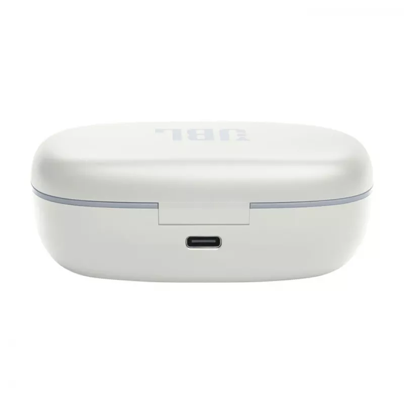 JBL Endurance PEAK 3 Zestaw słuchawkowy True Wireless Stereo (TWS) Ear-hook Rozmowy/Muzyka/Sport/Codzienność USB Typu-C Bluetooth Stacja ładująca Biały