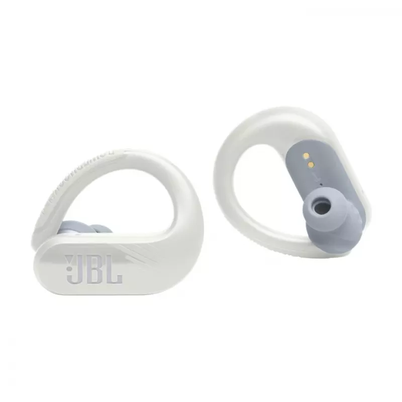 JBL Endurance PEAK 3 Zestaw słuchawkowy True Wireless Stereo (TWS) Ear-hook Rozmowy/Muzyka/Sport/Codzienność USB Typu-C Bluetooth Stacja ładująca Biały