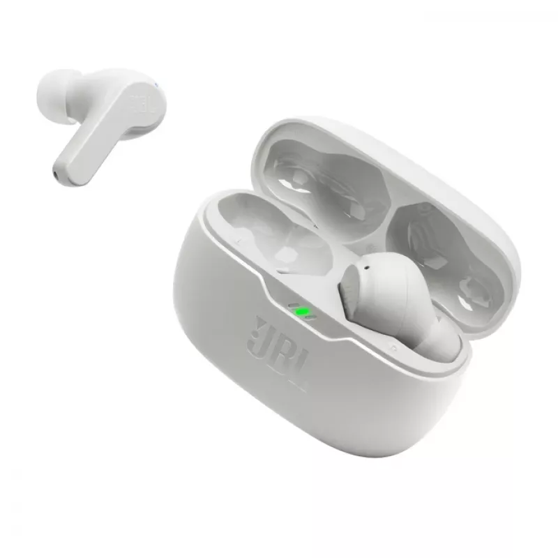 JBL Wave Beam Zestaw słuchawkowy True Wireless Stereo (TWS) Douszny Rozmowy/Muzyka/Sport/Codzienność Bluetooth Biały