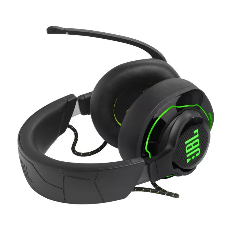 Zestaw słuchawkowy JBL Quantum 910X Przewodowy i bezprzewodowy Nagłowny Gaming USB Type-C Bluetooth Czarny, Zielony