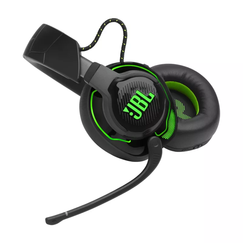 Zestaw słuchawkowy JBL Quantum 910X Przewodowy i bezprzewodowy Nagłowny Gaming USB Type-C Bluetooth Czarny, Zielony