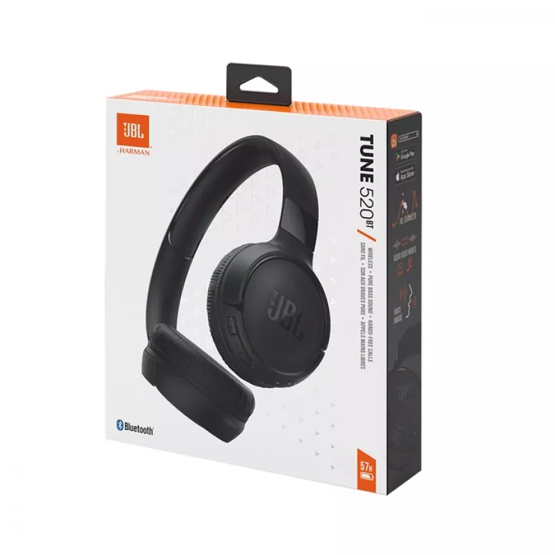 JBL Tune 520 BT Headset Wireless Head-band Calls/Music USB Type-C Bluetooth Czarny