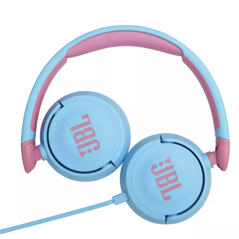 JBL JR310 niebieski, Przewodowy, Muzyka, 20 - 20000 Hz, 112 g, Zestaw słuchawkowy, Niebieski