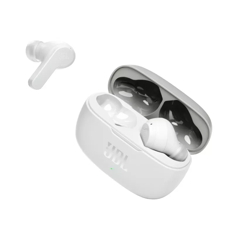 JBL Wave 200 TWS biały, bezprzewodowe, 20 - 20000 Hz, Muzyka, 48 g, Zestaw słuchawkowy, biały