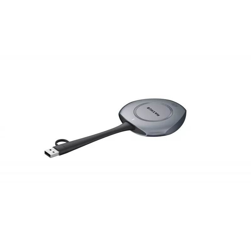 MAXHUB WT13M 4K BYOM Wireless Sharing Dongle, Dongle, USB, Wi-Fi, Wi-Fi 6 (802.11ax), USB Type-C, Czarny, Jasnoszary