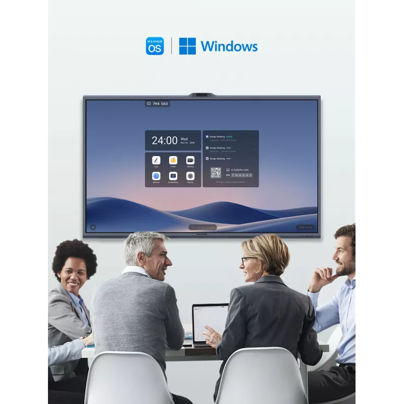 MAXHUB XBoard V7 series V6550 65 cali interaktywny wyświetlacz dotykowy All-in-one do konferencji