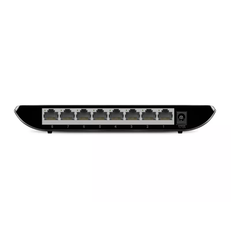 TP-Link 8-portowy gigabitowy przełącznik sieciowy na biurko, niezarządzalny, Gigabit Ethernet (10/100/1000), z możliwością montażu na ścianie