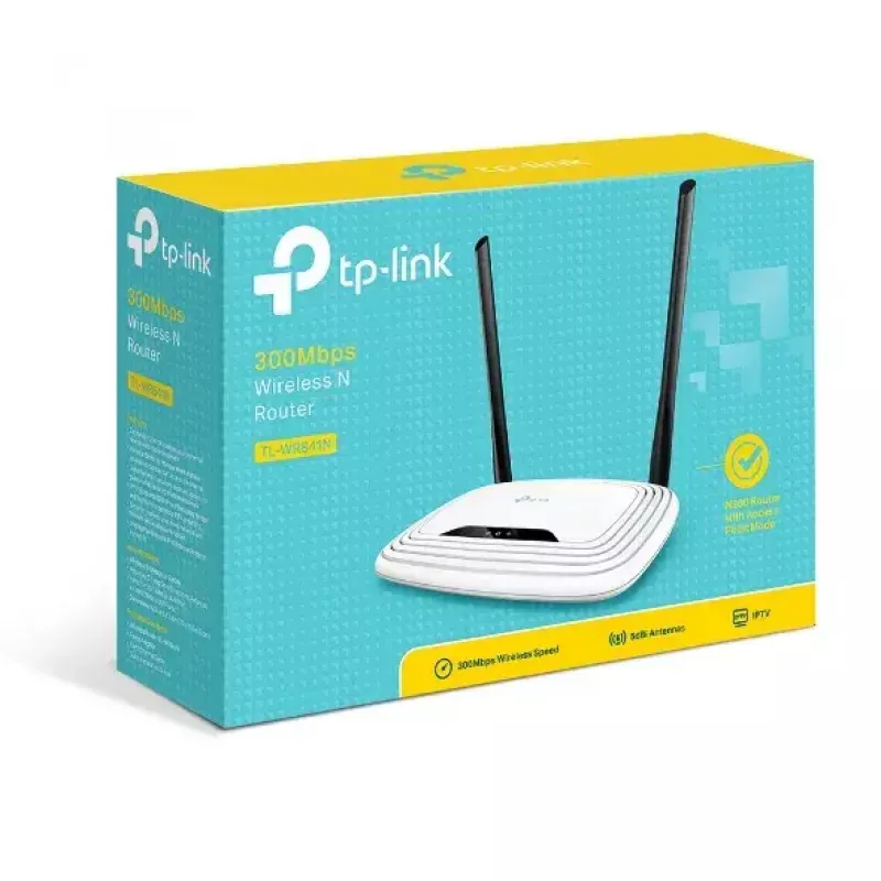 TP-Link TL-WR841N router bezprzewodowy Fast Ethernet jednopasmowy (2,4 GHz) Biały