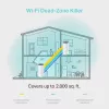 TP-Link AC1200 Whole Home Mesh Wi-Fi System, 2-Pack, biały, Internal, Mesh system, Power, Status, Dual-band (2.4 GHz / 5 GHz), Wi-Fi 5 (802.11ac)