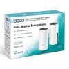 TP-Link AC1200 Whole Home Mesh Wi-Fi System, 2-Pack, biały, Internal, Mesh system, Power, Status, Dual-band (2.4 GHz / 5 GHz), Wi-Fi 5 (802.11ac)