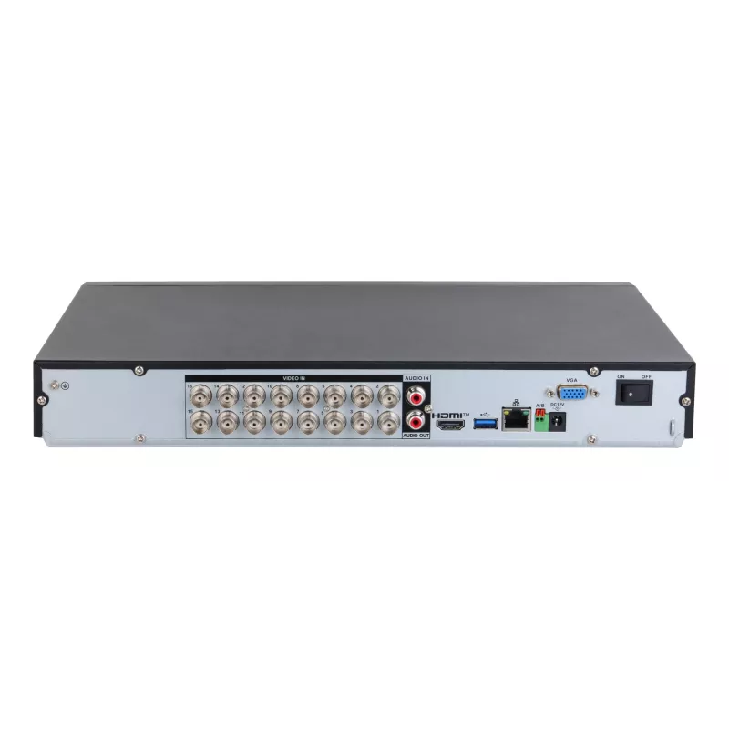 DVR Dahua Technology XVR5216AN-4KL-I3/T — 16-kanałowy 4K (3840x2160), H.264/H.265, 1xRJ45, 1xUSB3.2, 1xUSB2.0, maks. HDD 16 TB, Czarny