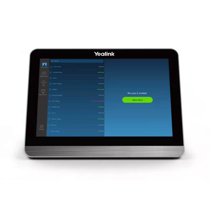 Yealink MCore + MTouch-II Intel® Core™ i5 8 GB 128 GB SSD Windows 10 IoT Enterprise Mini PC Szary