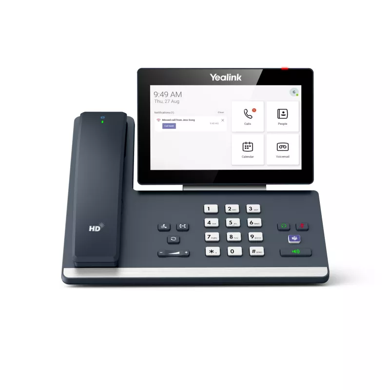 Yealink MP58-WH Microsoft Teams Edition, IP Phone, szary, Wireless handset, Desk, Android, Microsoft Teams