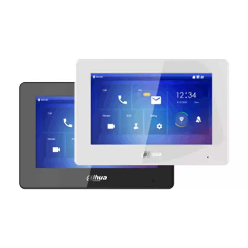 Wyświetlacz Dahua VTH5422HB — Wewnętrzny monitor, 12 V DC, 6 W typowo, Ethernet 10/100 Mb/s, czarny