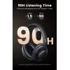 Ugreen HiTune Max5 Headset przewodowy i bezprzewodowy Nauszny Rozmowy/Muzyka Bluetooth Czarny
