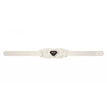 Masażer talii SKG W9-Pro — zasilany bateriami 10 W, masaż wibracyjny i combo, wbudowana bateria, biały