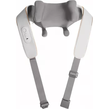 Masażer szyi i ramion SKG H5 Mini — kompresja i wibracja, wbudowana bateria, 10 W, szary