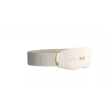 Masażer do pasa SKG GS500 — EMS i wibracje, wbudowana bateria, 10 W, biały